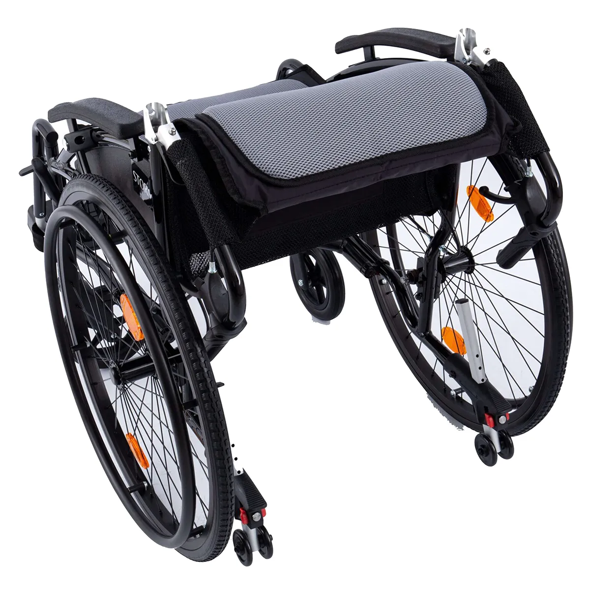 Storm Self Propelled Wheelchair Half Folded Back.jpg